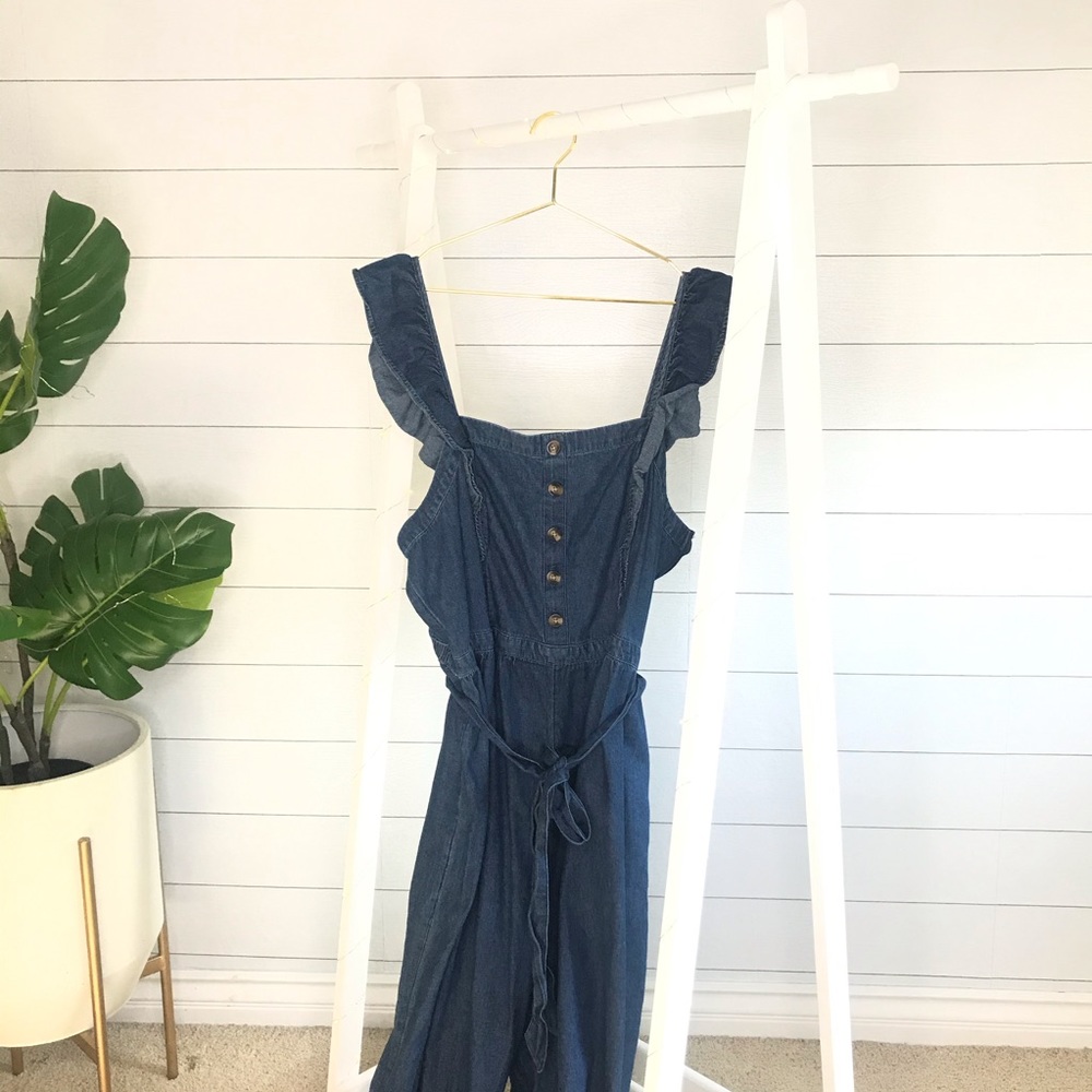 American Eagle Denim Jumpsuit
